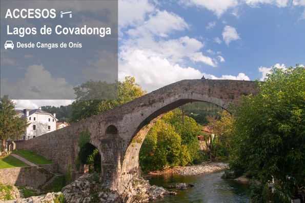 Acceso a los lagos de Covadonga