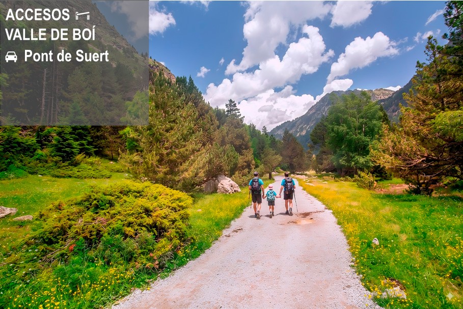 Accesos valle de Boí
