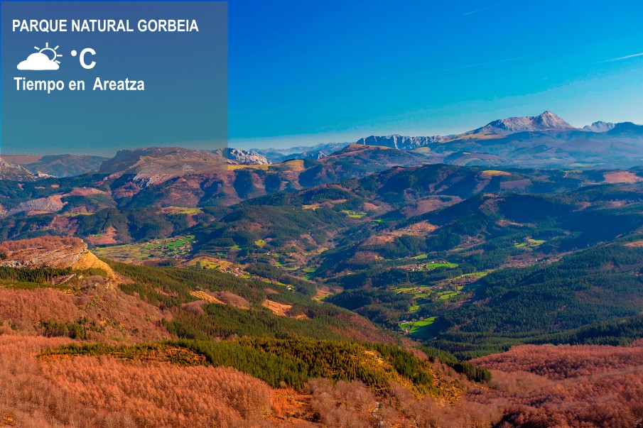 El tiempo en el parque natural gorbeia