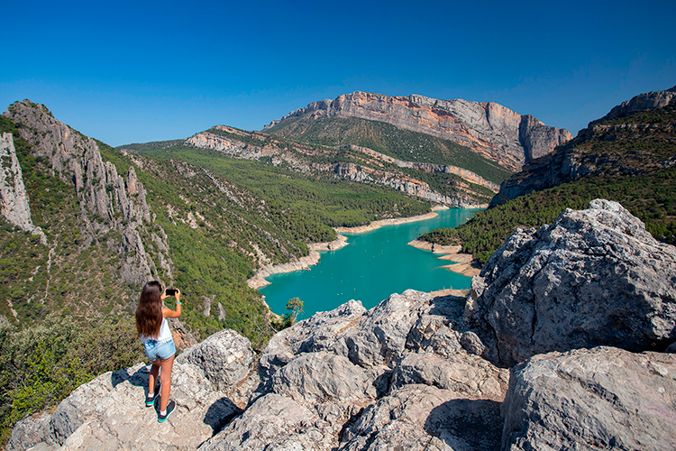 Sierra Montsec con niños