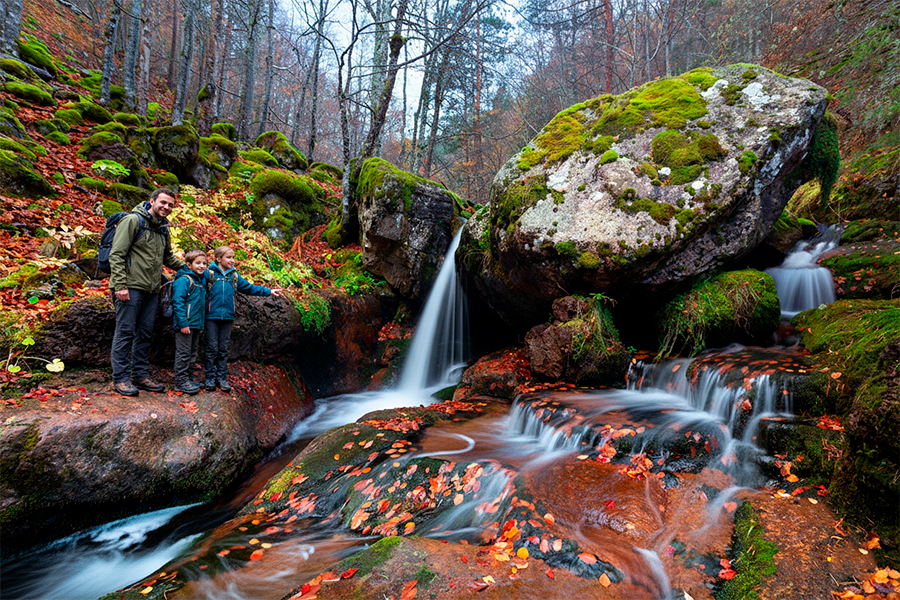 Sierra de Cameros con niños