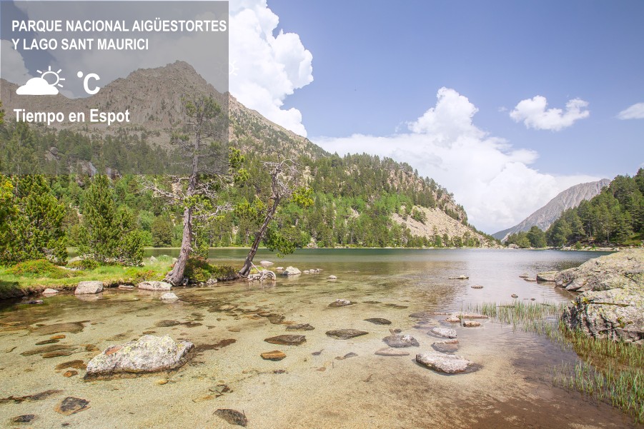 parque nacional de aigüestortes con niños
