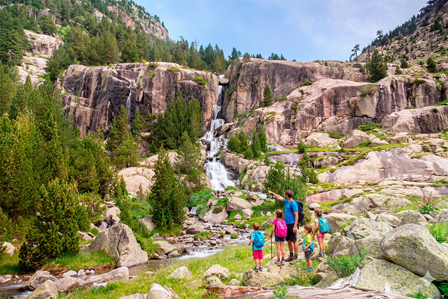 Valle de Boí con niños