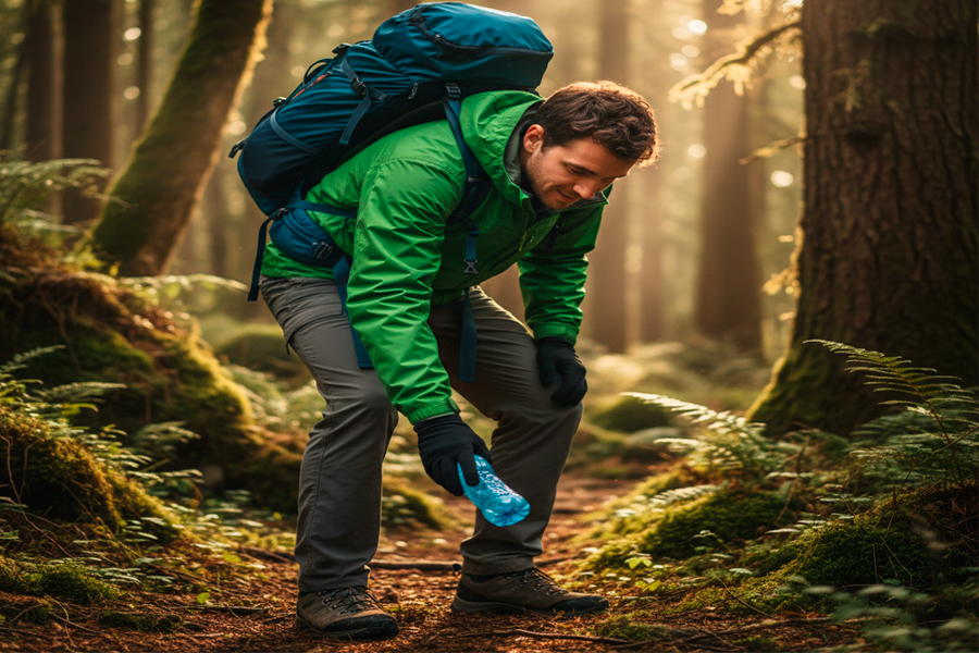 Como reciclar la basura en tus rutas de montaña.