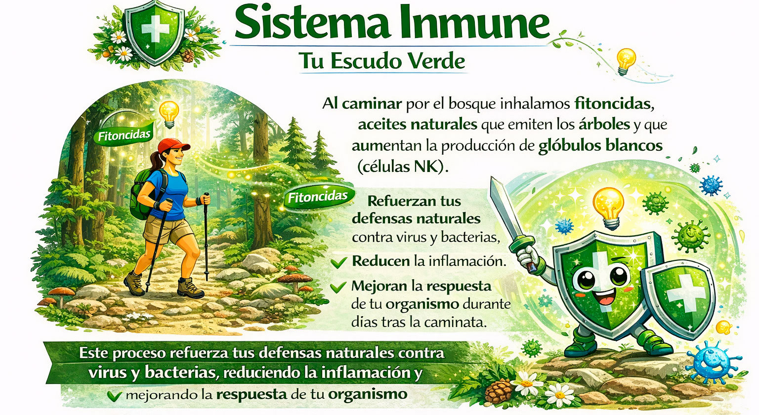 Sistema inmune en senderistas