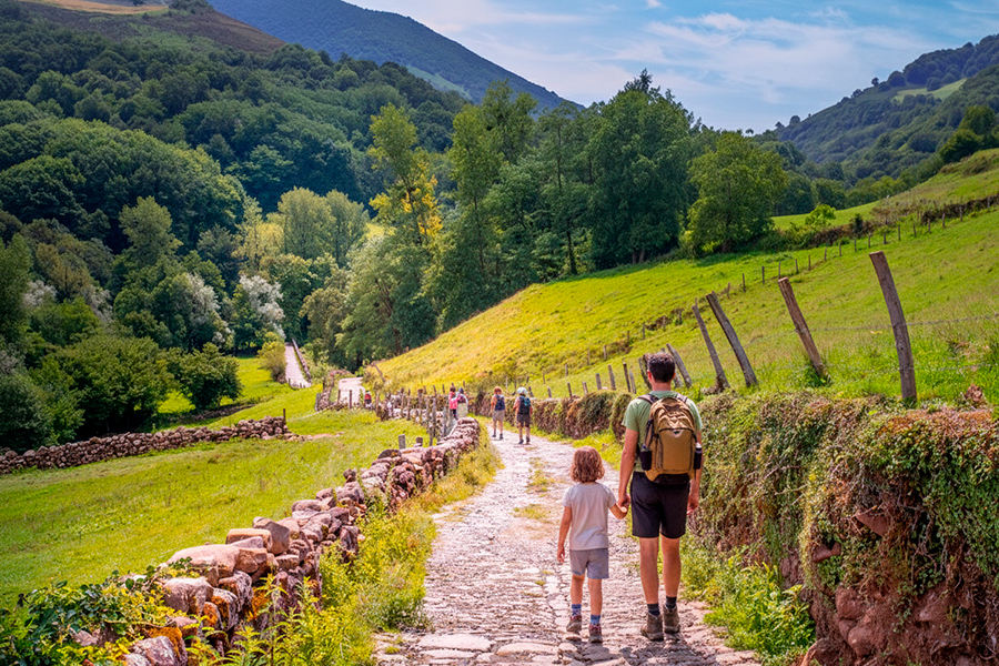 Valle del Baztán con niños