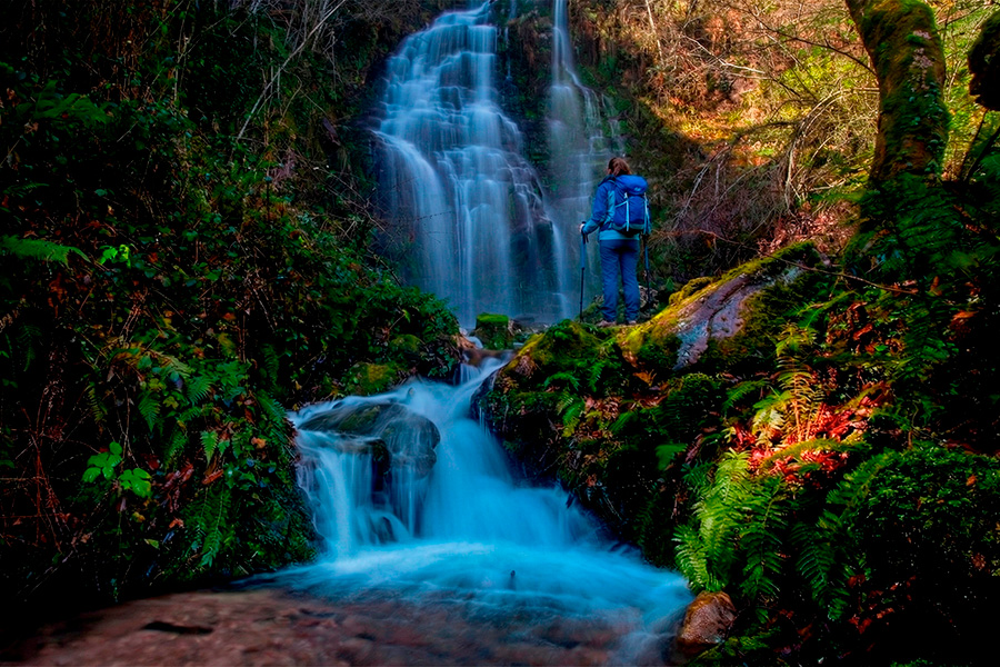 Cascada de Oinaska en Elizondo