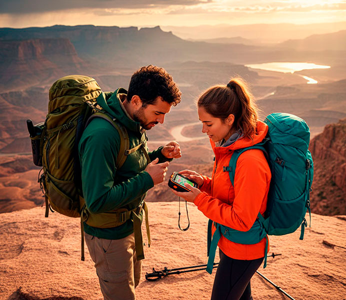 Tecnología gps, frontales, cargadores solares